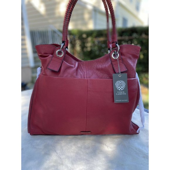Vince Camuto Handbags - Vince Camuto Convertible Leather Tote - Myri  Shoulder Bag